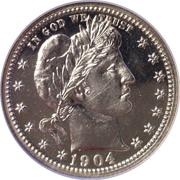 1904 Barber Quarter  -  NGC PF-67 - Image 2