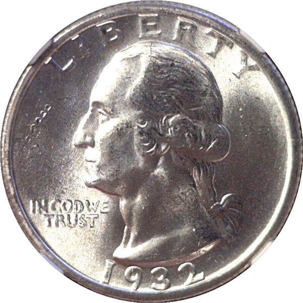 1932-S Washington Quarter  -  NGC MS-63 - Image 2