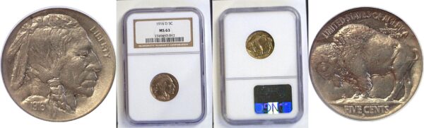 1916-D Buffalo Nickel   -   NGC MS-63
