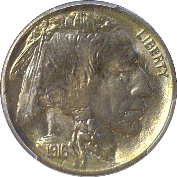 1916-S Buffalo Nickel  -  PCGS MS-65+ - Image 2