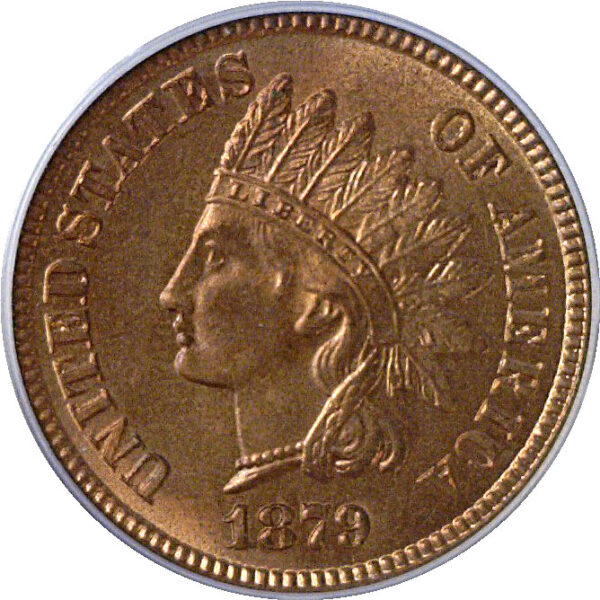 1879 Indian Head Cent  -  PCGS MS-64 RD - Image 2