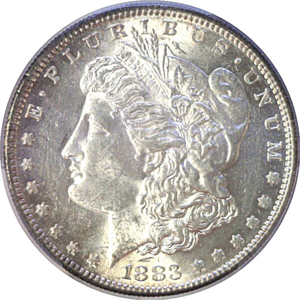 1883-S Morgan Dollar  -  PCGS AU-58 - Image 2