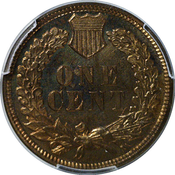 1891 Indian Head Cent.  -  PCGS PR-64 RB - Image 3