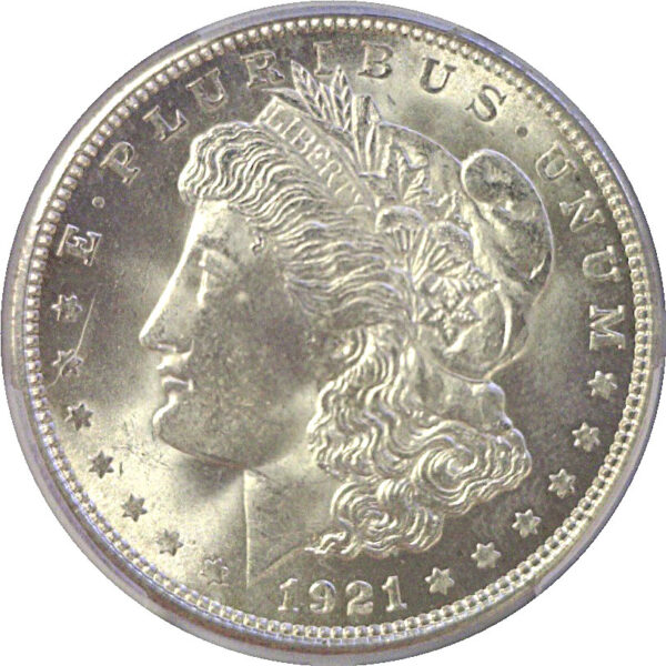 1921-D Morgan Dollar  -  PCGS MS-66+ - Image 2