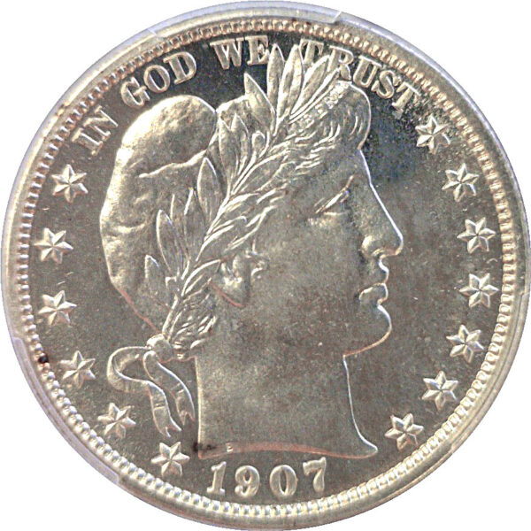 1907 Barber Half Dollar  -  PCGS PR-66+ - Image 2