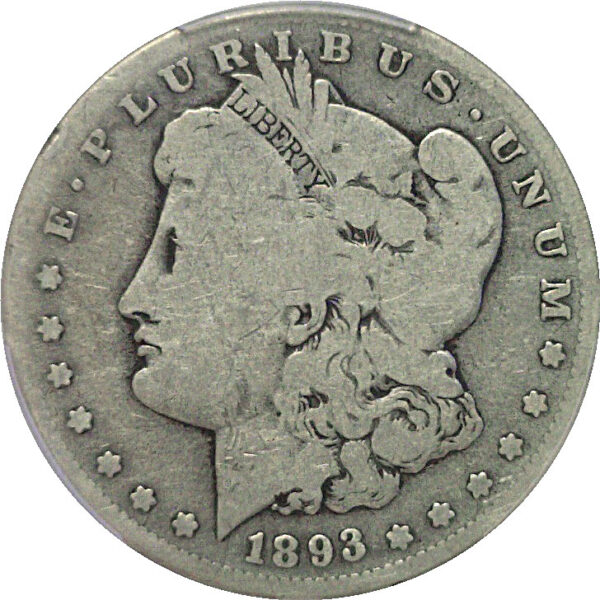 1893-S Morgan Dollar  -  PCGS G-6 - Image 2