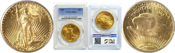 1927 $20 St. Gaudens  -  PCGS MS-64