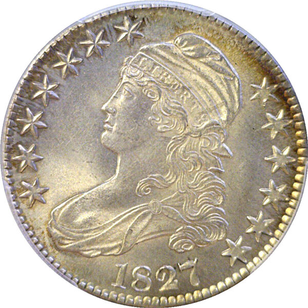 1827 Bust Half Dollar  -  PCGS MS-64 - Image 2