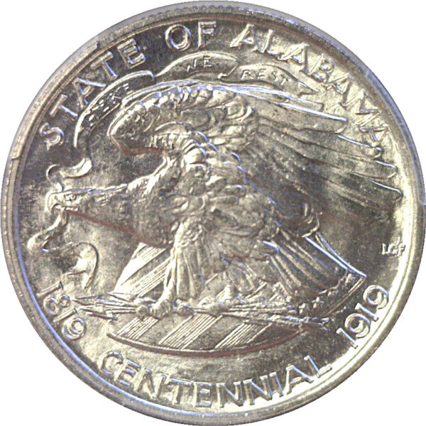 1921 Alabama, 2x2. Commemorative Half Dollar  -  PCGS MS-65 - Image 3