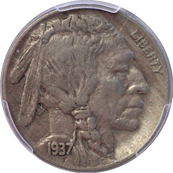 1937-D 3 Legs.  Buffalo Nickel  -  PCGS XF-40  CAC - Image 2