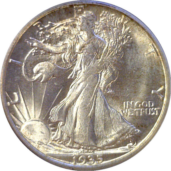 1935-D Walking Liberty Half Dollar. -  PCGS MS-65 - Image 2