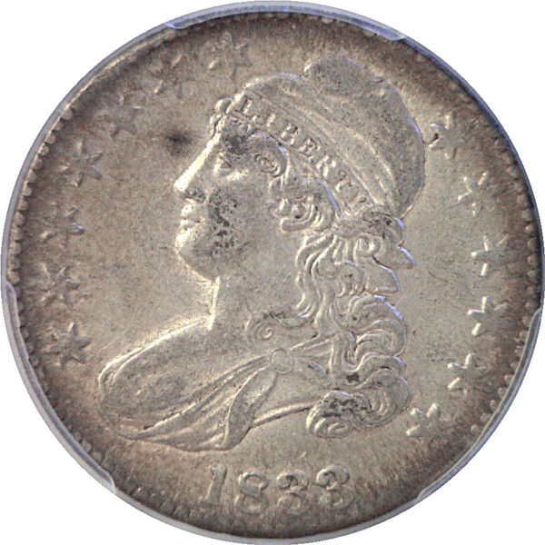 1833 Bust Half Dollar  -  PCGS AU-50 - Image 2