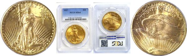 1927 $20 St. Gaudens  -  PCGS MS-64