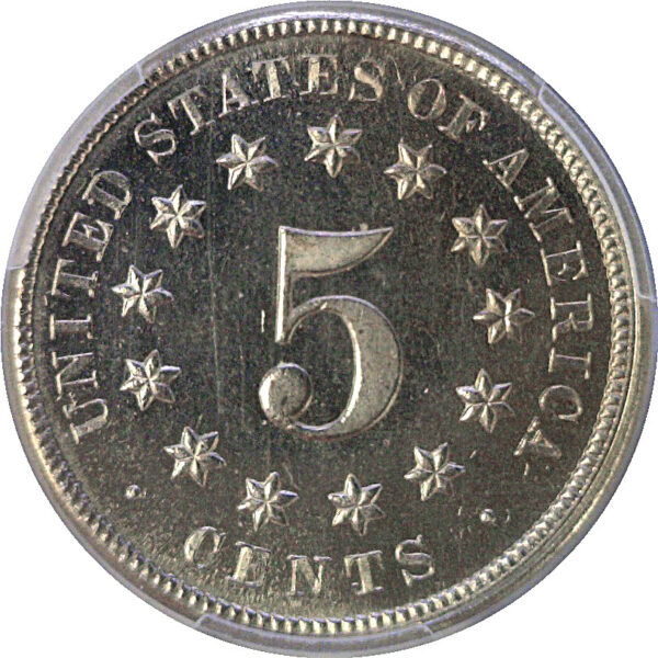 1877 Shield Nickel  -  PCGS PR-66 CAM - Image 3