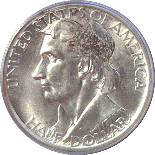 1938-D Boone Commemorative Half Dollar  -  PCGS MS-63 - Image 2