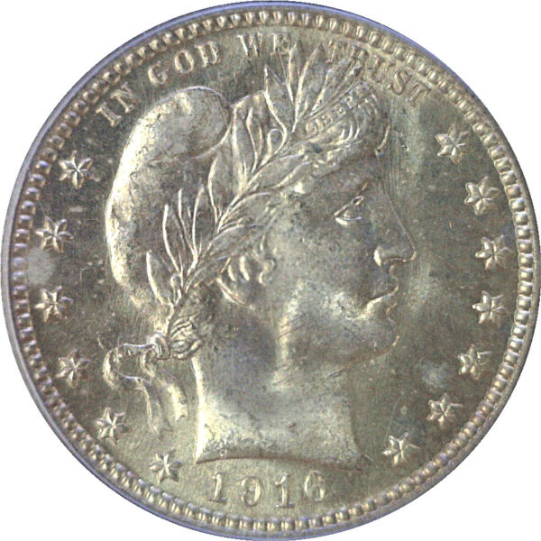 1916-D Barber Quarter  -  PCGS MS-65 - Image 2