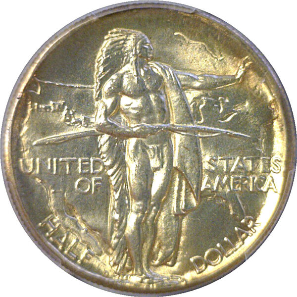 1933-D Oregon Trail Commemorative Half Dollar  -  PCGS MS-66 - Image 2