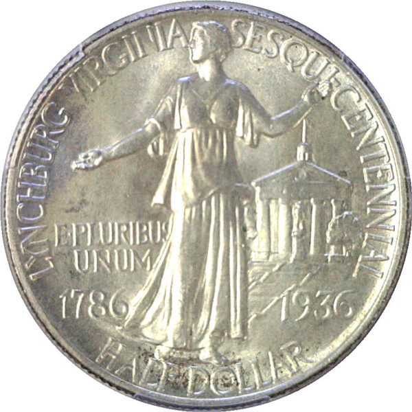 1936 Lynchburg Commemorative Half Dollar  -  PCGS MS-67 - Image 3