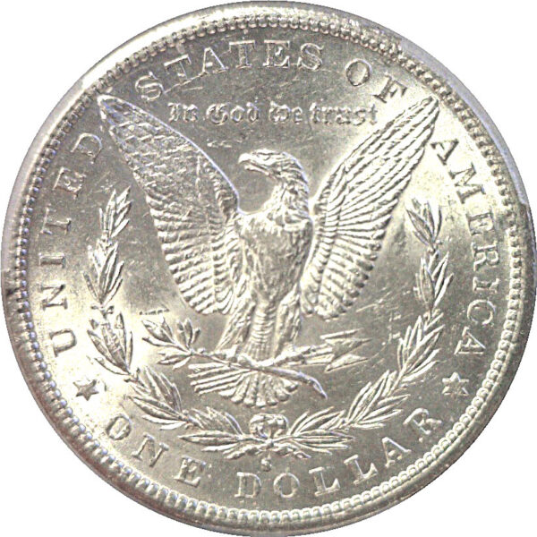 1887-S Morgan Dollar  -  PCGS AU-55 - Image 3
