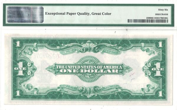 1923 $1 Silver Certificate Fr-239 PMG Gem CU-66 EPQ - Image 3