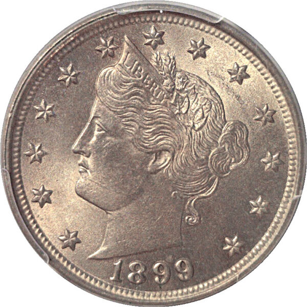 1899 Liberty Nickel. -  PCGS MS-63 - Image 2