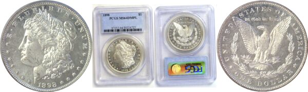 1898 Morgan Dollar  -  PCGS MS-64 DMPL