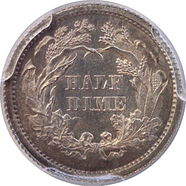 1867 Seated Liberty Half Dime  -  PCGS MS-64 - Image 3