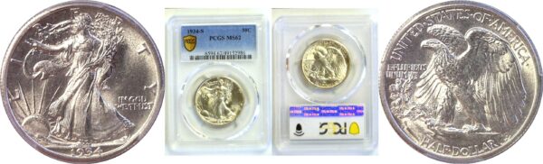 1934-S Walking Liberty Half Dollar  -  PCGS MS-62