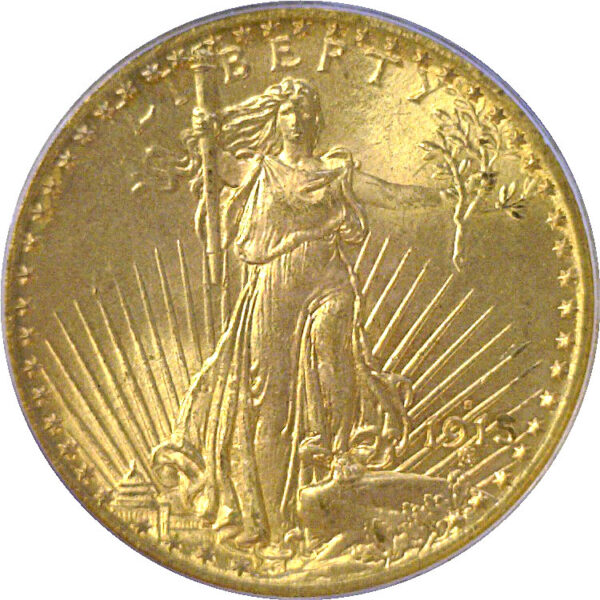 1915-S $20 St. Gaudens  -  PCGS MS-66 - Image 2