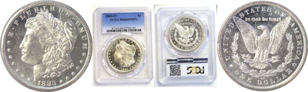 1883-CC Morgan Dollar. -  PCGS MS-66 DMPL