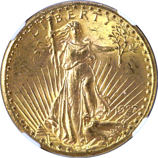 1927 $20 St. Gaudens  -  NGC MS-64 - Image 2