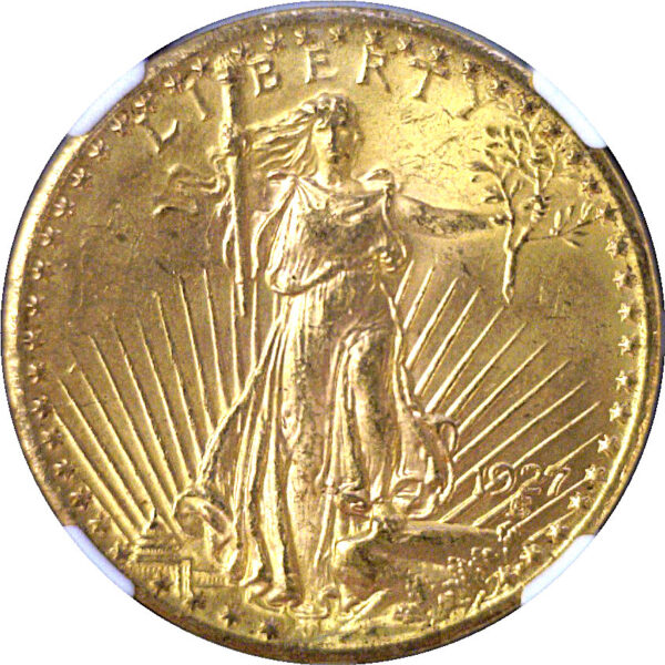 1927 $20 St. Gaudens  -  NGC MS-64 - Image 2