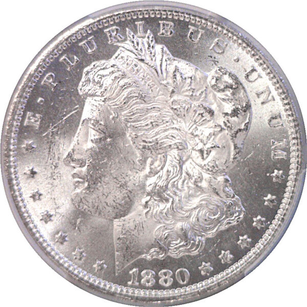 1880-CC Morgan Dollar  -  PCGS MS-63 - Image 2