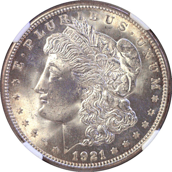 1921-D Morgan Dollar  -  NGC MS-66+ - Image 2