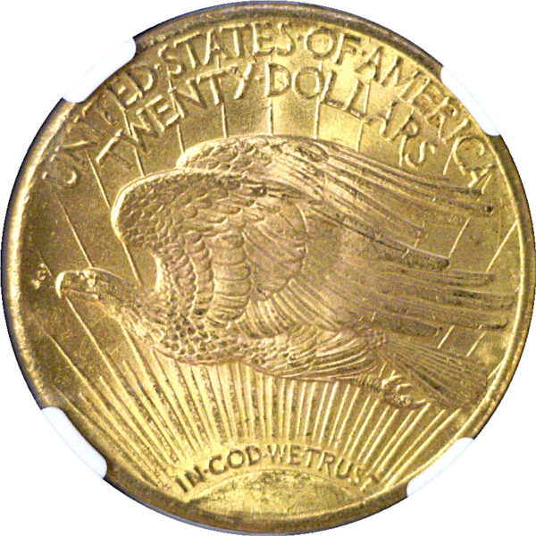 1927 $20 St. Gaudens  -  NGC MS-64 - Image 3