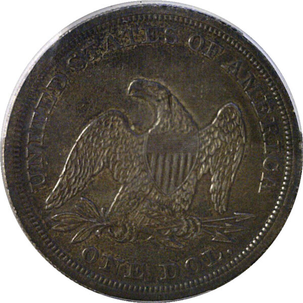 1853 Seated Liberty Dollar   -  PCGS XF-45 - Image 3