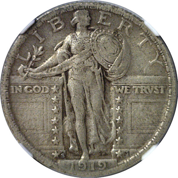 1919-S Standing Liberty Quarter. -  NGC VF-30 - Image 2