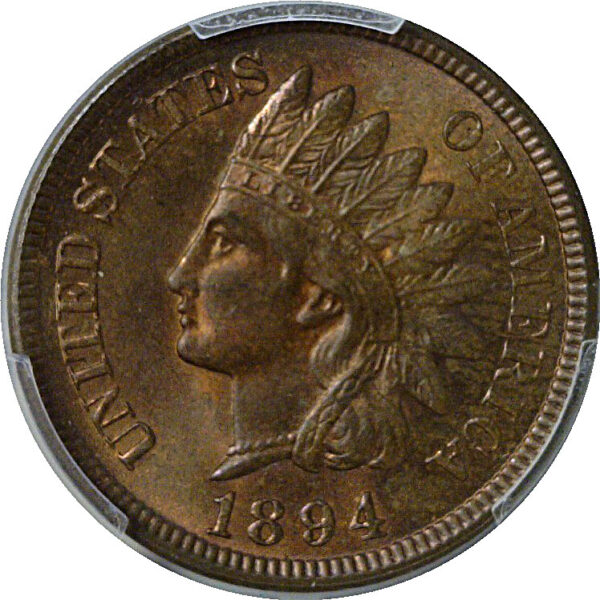 1894 Indian Head Cent  -  PCGS MS-65 RB - Image 2