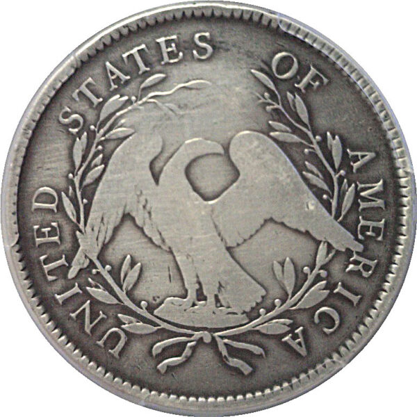 1795 Flowing Hair Dollar  -  PCGS Genuine  -  Repaired-VG Detail - Image 3