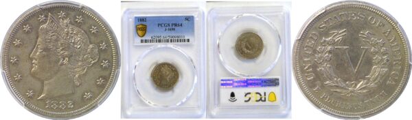 1882 Pattern Nickel. J-1690.  -  PCGS PR-64
