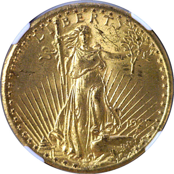 1927 $20 St. Gaudens  -  NGC MS-64 - Image 2