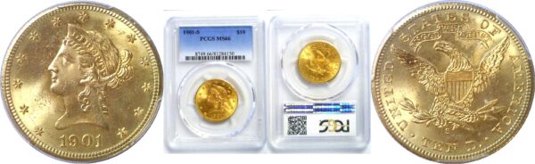 1901-S $10 Liberty. -  PCGS MS-66