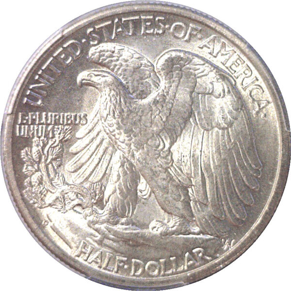 1937-D Walking Liberty Half Dollar. -  PCGS MS-64 - Image 3