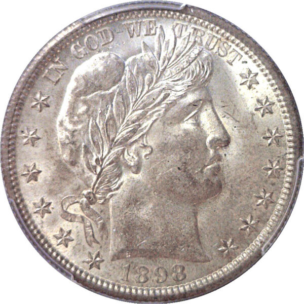 1898-O Barber Half Dollar. -  PCGS MS-64 - Image 2