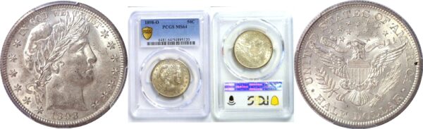 1898-O Barber Half Dollar. -  PCGS MS-64