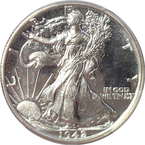 1942 Walking Liberty Half Dollar. -  PCGS PR-66 - Image 2