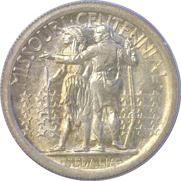 1921 Missouri, 2x4.  Commemorative Half Dollar  -  PCGS MS-63 - Image 3