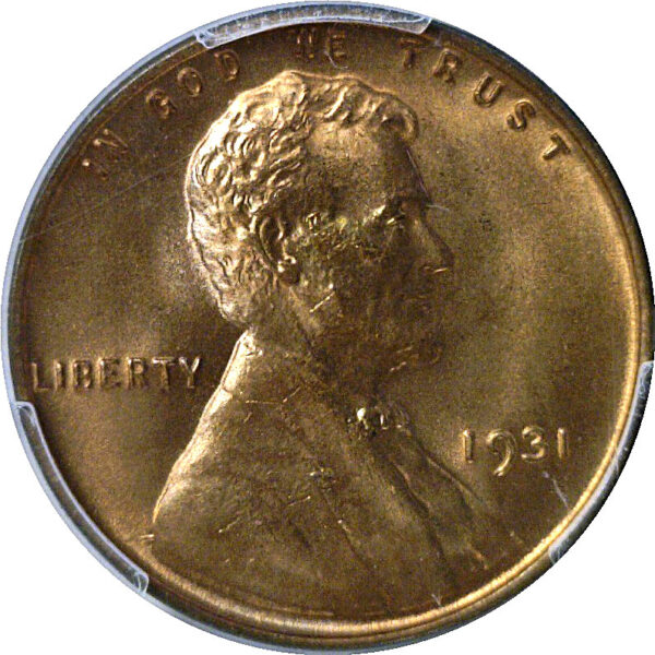 1931 Lincoln Cent. -  PCGS MS-67 RD - Image 2