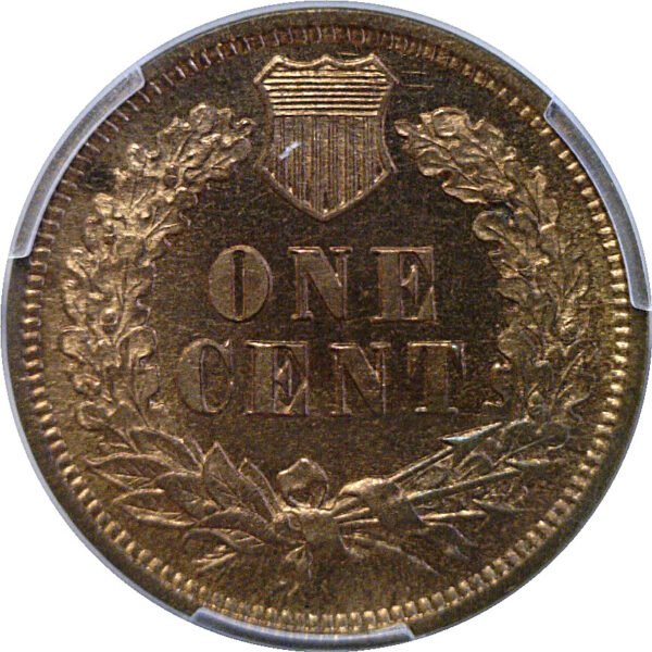 1874 Indian Head Cent  -  PCGS PR-66 RB - Image 3