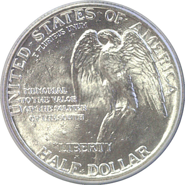 1925 Stone Mountain Commemorative Half Dollar  -  PCGS MS-66  CAC - Image 3